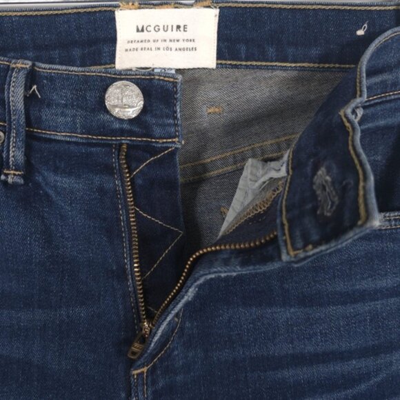 McGUIRE Women’s Jeans Mid Rise Distressed Skinny STYLE 157A Size 27 - Picture 8 of 13